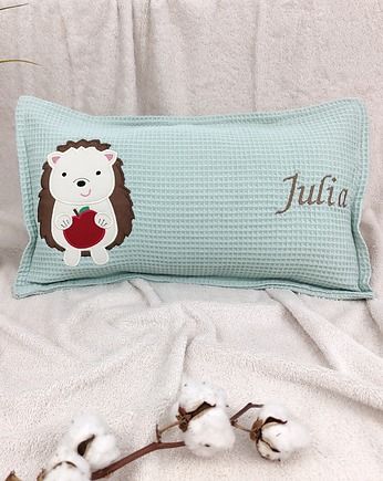 Personalizowany prezent dla dziecka - imienna poduszka z jeżem, Enitka Sweet Baby Room