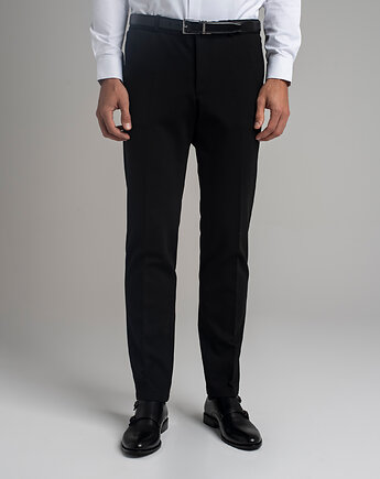 Spodnie do zestawu gavello czarne slim fit