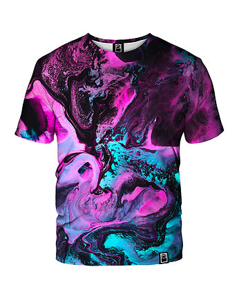 Damski T-shirt DR.CROW Neon Marble, DrCrow