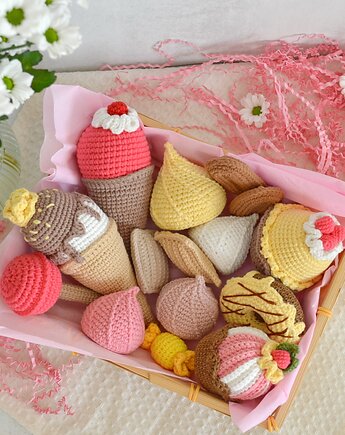 Zestaw (15 szt) słodyczy, Gra edukacyjna dla dzieci, Prezent dla dziecka, EcoToysByNastya