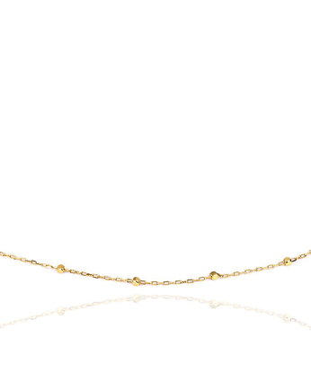 Łańcuszek Kostki złoto 585 (50cm), OSOBY - Prezent dla teściowej
