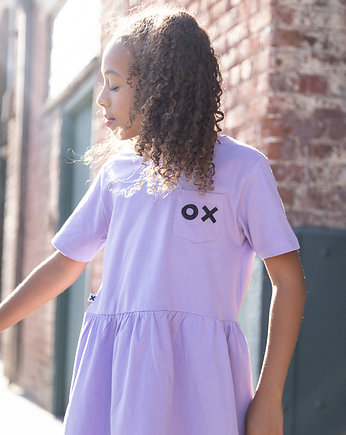 Basic Dress Short Sleeve - PURPLE ROSE, OSOBY - Prezent dla 10 latki