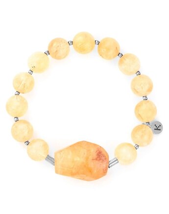 Bransoletka z bryłą bogactwa - wersja srebrna, Kulka Bransoletki