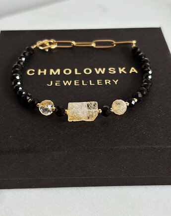Brasnoletka Onyks i Cytryn, Chmolowska Jewellery