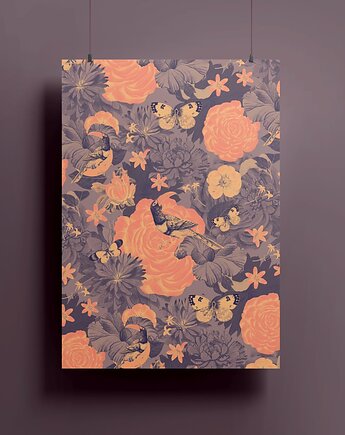Plakat - kolaż - Garden - 30x40, Natalia Polasik