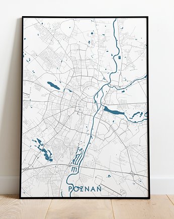 Plakat Mapa Poznania - różne kolory, Mappy Maps
