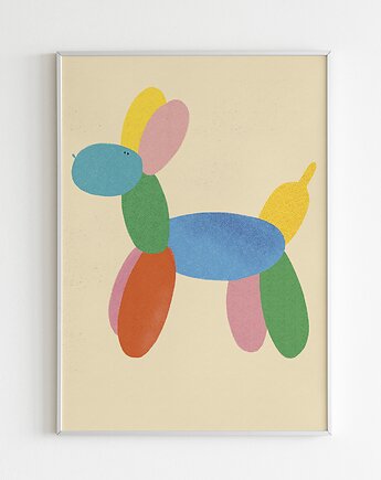 Plakat Balonowy pies, MUKI design