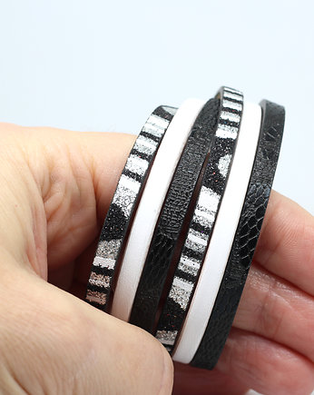 Bransoletka czarno-biała, Kociokwik Jewelry