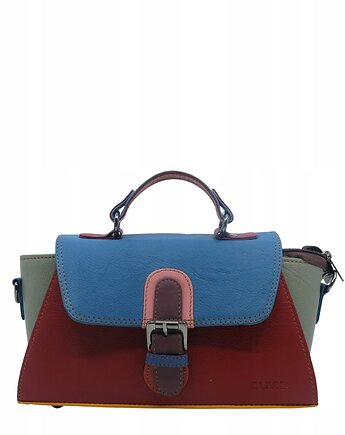 Torebka damska skórzana retro do ręki regulowany pasek elegancka eko OLIVKA, Olivka Warsaw