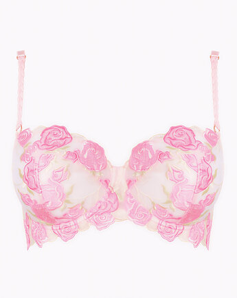 Biustonosz balkonetka Mrs. Rose, WHITE RVBBIT