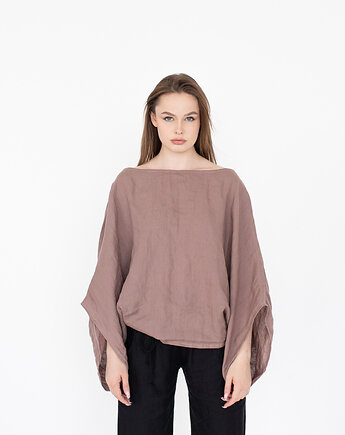 Tunika lniana ,lniana narzutka, NavahoClothing