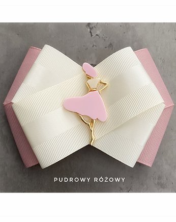 Brosza Glamour  z  Pudrową Damą NEW, Pudrowy Różowy