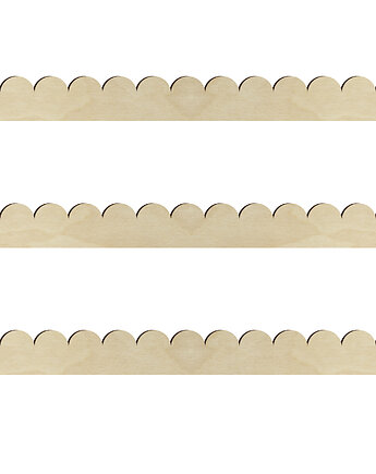 Drewniana Listwa Maskownica do Mebli Wykończeniowa Dekoracyjna Ścienna 3SZT, smxdsgn