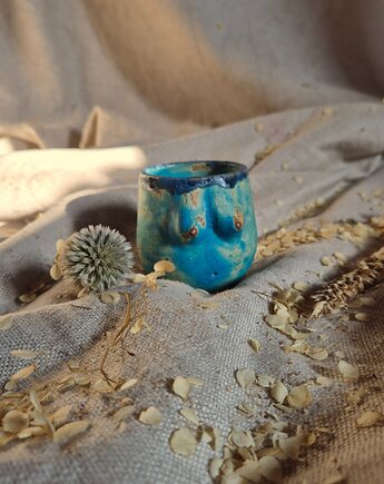 Czarka 70 ml cycuszki, Czarka na herbatę, Czarka na małą kawę, cycki, Fiona Ceramics