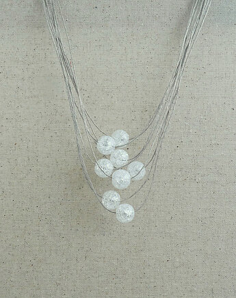 Kryształ górski Naszyjnik bez metalu, galeria nuit