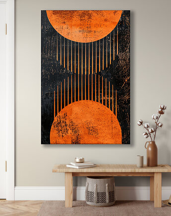 Geometria natury - Obraz na płótnie - Druk Blejtrama, Minimalizm, Loft #16, Black Sapphire Art