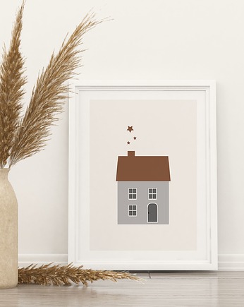 Plakat Domek z gwiazdkami P149, TamTamTu