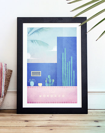 Maroko - vintage plakat 50x70 cm, minimalmill