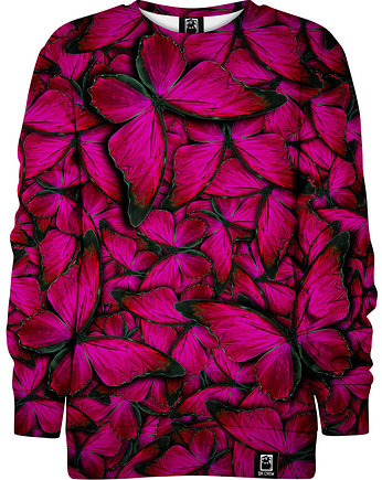 Bluza bez kaptura Chłopiec DR.CROW Butterfly Pink, DrCrow