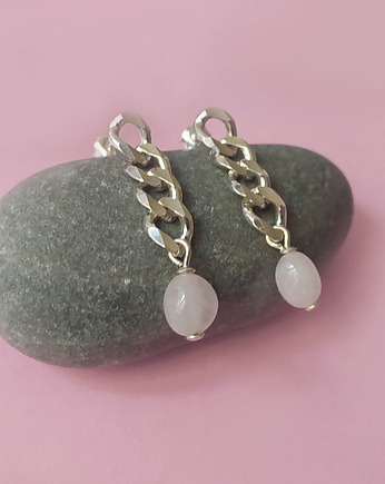 Kolczyki z Morganitem, srebro 925, Friedman Jewelry