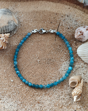 Bransoletka z apatytem - Ocean Blue III, REVEAL