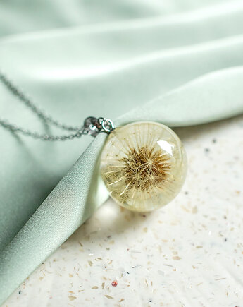 Wisiorek z dmuchawcem, nature gift