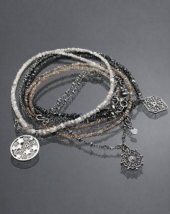 Diamonds / l. grey/ -  naszyjnik, Katia i krokodyl