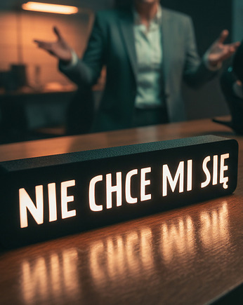 Lampa NIE CHCE MI SIĘ , Mediorama