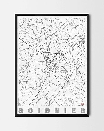 Plakat Soignies - CityArtPosters, CityArtPosters