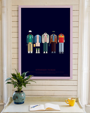 Stranger Things - plakat giclee art, minimalmill