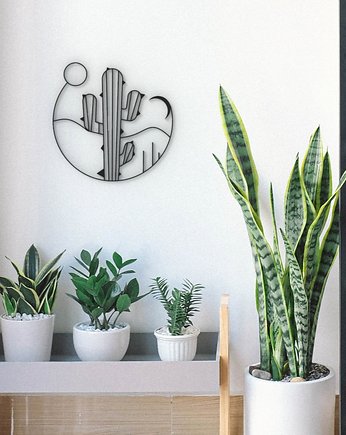 Pustynia - kaktus - dekoracja ścienna w stylu Boho, Printerior
