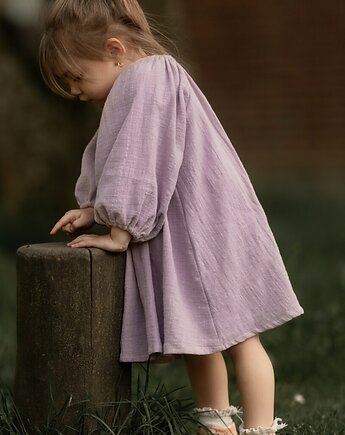 Sukienka - Lilac 6-9 msc (68-74), OSOBY - Prezent dla dziewczynki