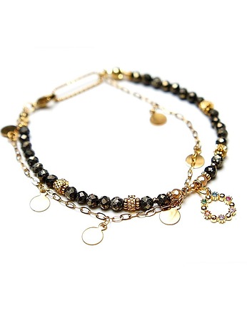 Piryt vol. 2 - bransoletka -  Szlachetna kolekcja /08.03.25/, KiKa pracownia