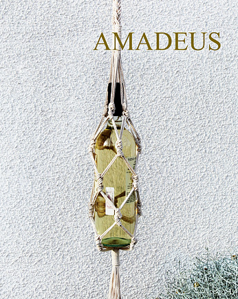 Makrama na wino - 'AMADEUS', OSOBY - Prezent dla przyjaciółki