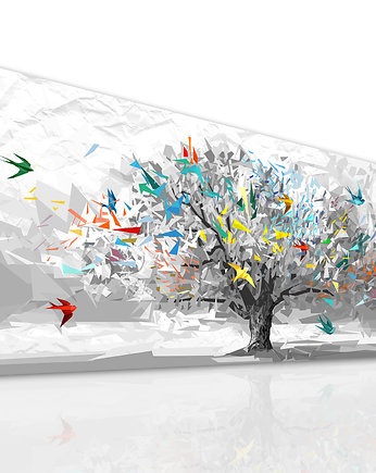 Obraz na płótnie Abstakcyjne drzewo- 150x60cm, LUdesign gallery
