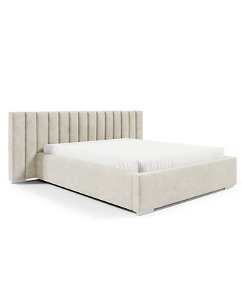 Łóżko Filippa 10P  wysokość 95cm szerokie pojemnik stelaż rama metalowa, MebleNORTH