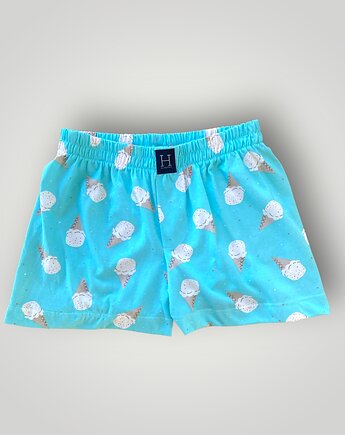 Spodenki męskie do spania bokserki Lody, HisOutfit