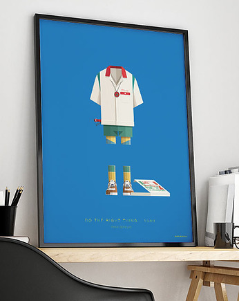 Do The Right Thing - plakat 50x70 cm fine art, minimalmill