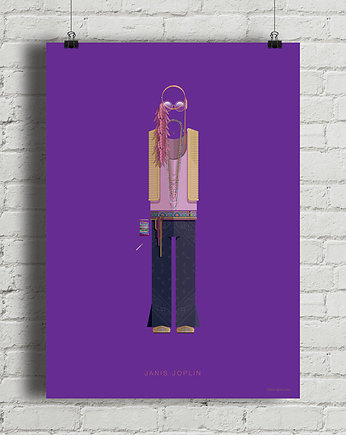 Plakat Janis Joplin, minimalmill