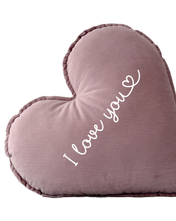 Personalizowana poduszka serce OLD ROSE, SPARROW