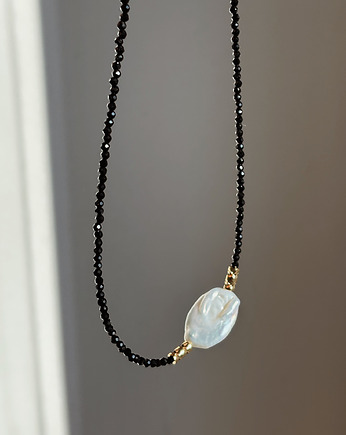 Naszyjnik Onyks z perłą, Chmolowska Jewellery