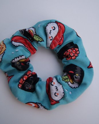 Gumka scrunchie   "czas na sushi", tacy duzi