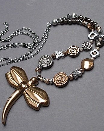 Copper /dragonfly/ - naszyjnik, Katia i krokodyl
