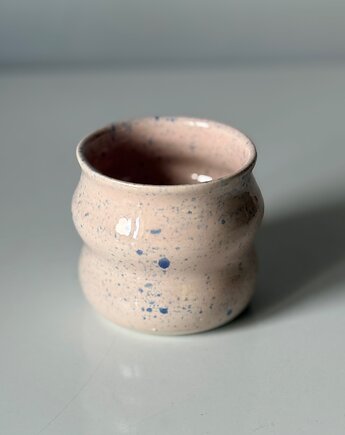 Kubek brzuszek / różowy, ewi_pottery