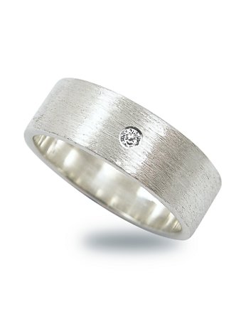 "Matowa z cyrkonią" Srebro 925, Toros Design