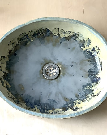 Ceramiczna umywalka "Blue sky", Ceramystiq