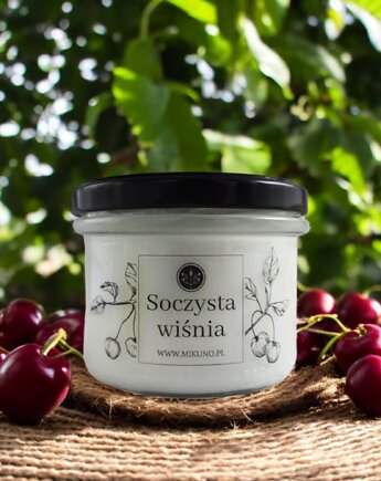 Świeca sojowa SOCZYSTA WIŚNIA 235 ml, Przystanek Prezent