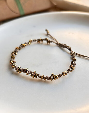 Golden Boho - bransoletka z hematytów, Ili arte biju