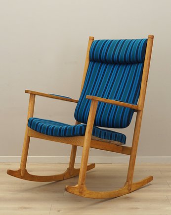 Fotel bujany dębowy, lata 70, projektant: Kurt Østervig, producent: Slagelse, Przetwory design
