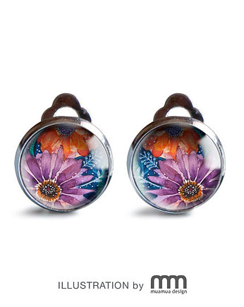AUTUMN FLOWER klipsy, muamua design